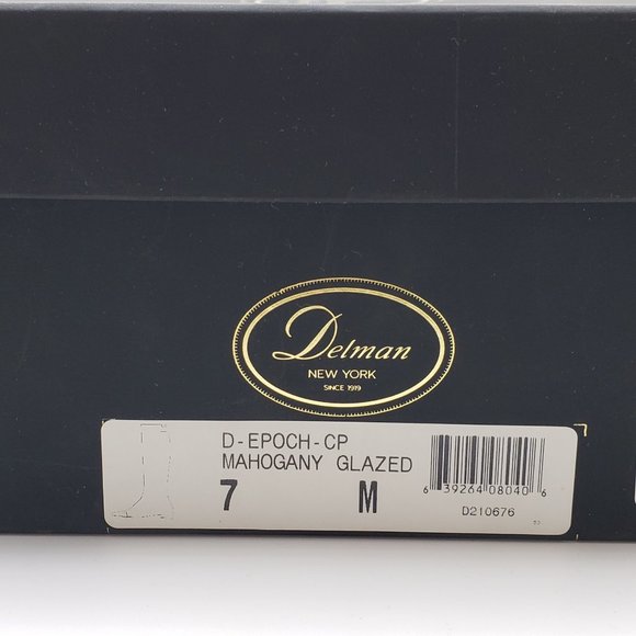 Delman Epoch Mahogany Leather Knee High Boots 7M - Picture 7 of 7